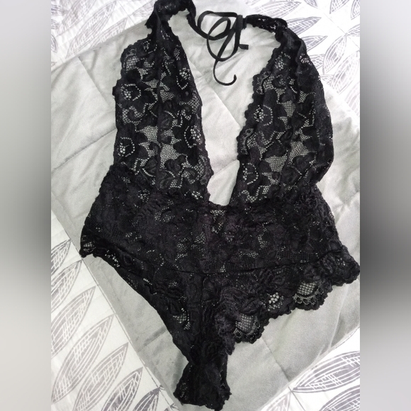 Evelust Black Lace Teddy - Picture 5 of 8